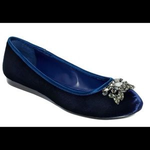Lauren Ralph Adelisa Velvet Flats